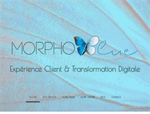 Tablet Screenshot of morphoblue.com